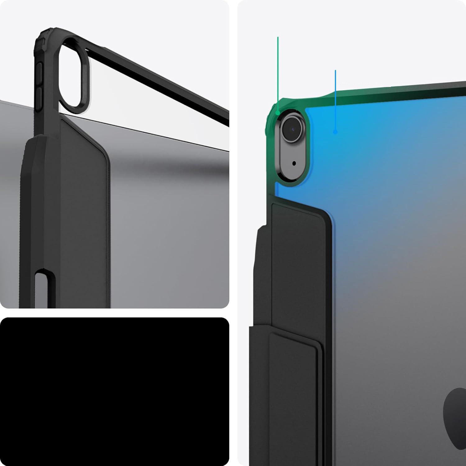 Etui Spigen Air Skin Pro do iPad Air 13" 2024, czarne